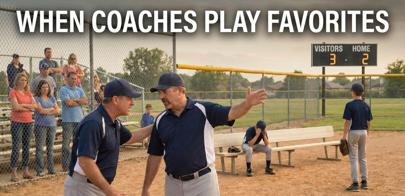 ⚾ When Coaches Play Favorites — How Politics Shapes a Team’s Entire Season