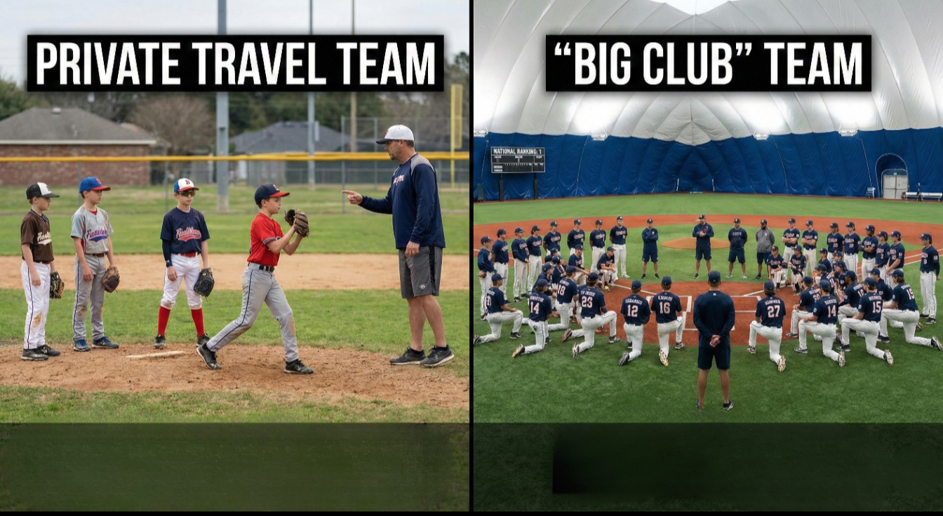 ⚾ Private Travel Team vs. “Big Club” Team: Are the High-Rated Clubs Really Developing Better Players?