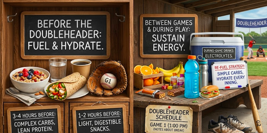 Fueling the Doubleheader: What to Eat and Drink Before and During the Game